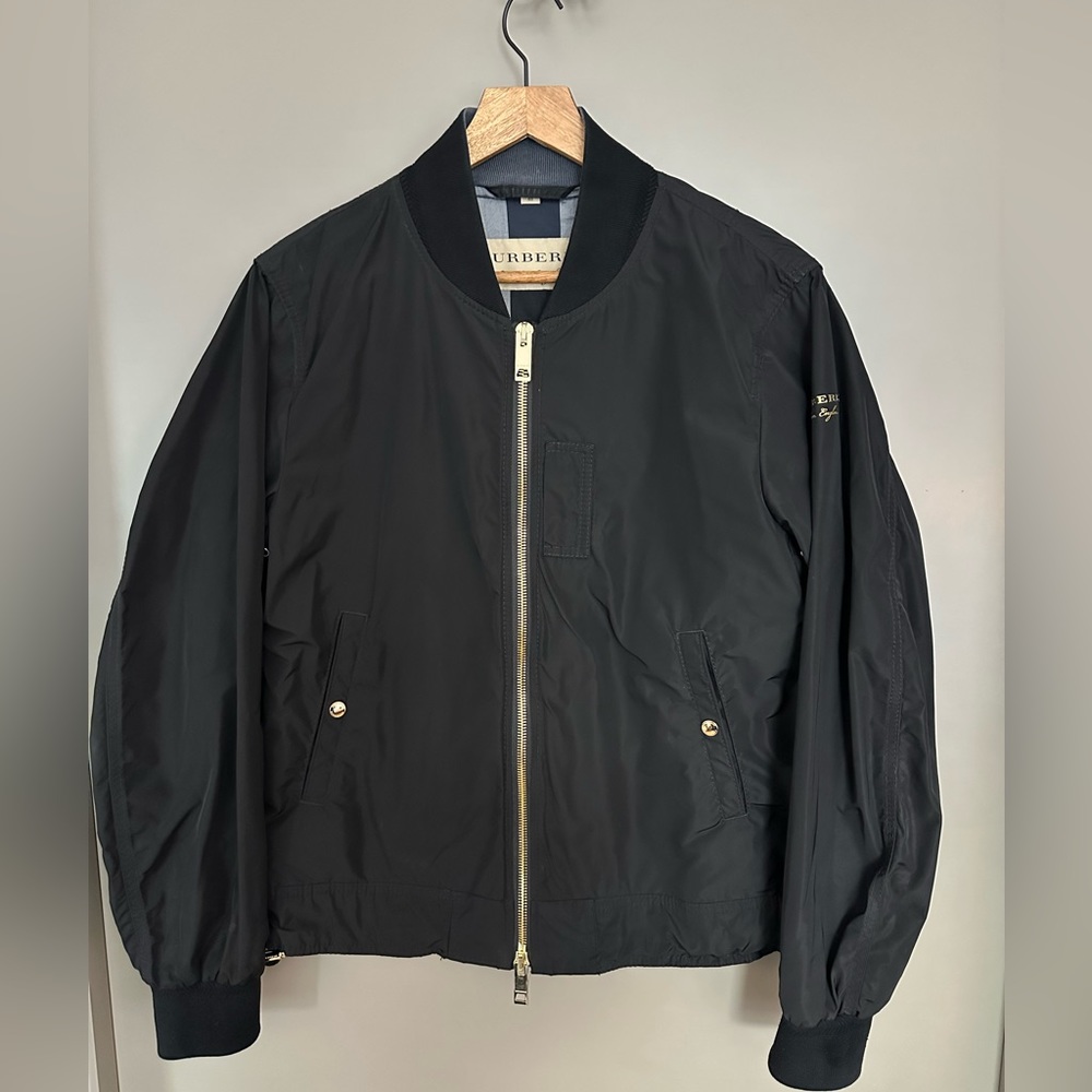 Burberry Eddison Black Bomber Jacket (Men’s US 40)